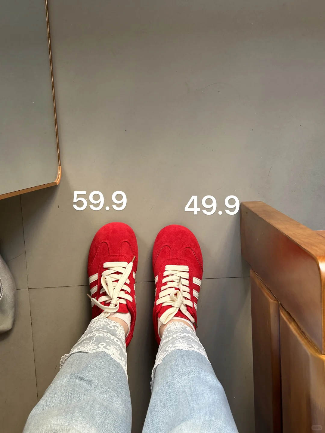 3⃣️双红色德训鞋测评❗️❗️均价59.9❗️