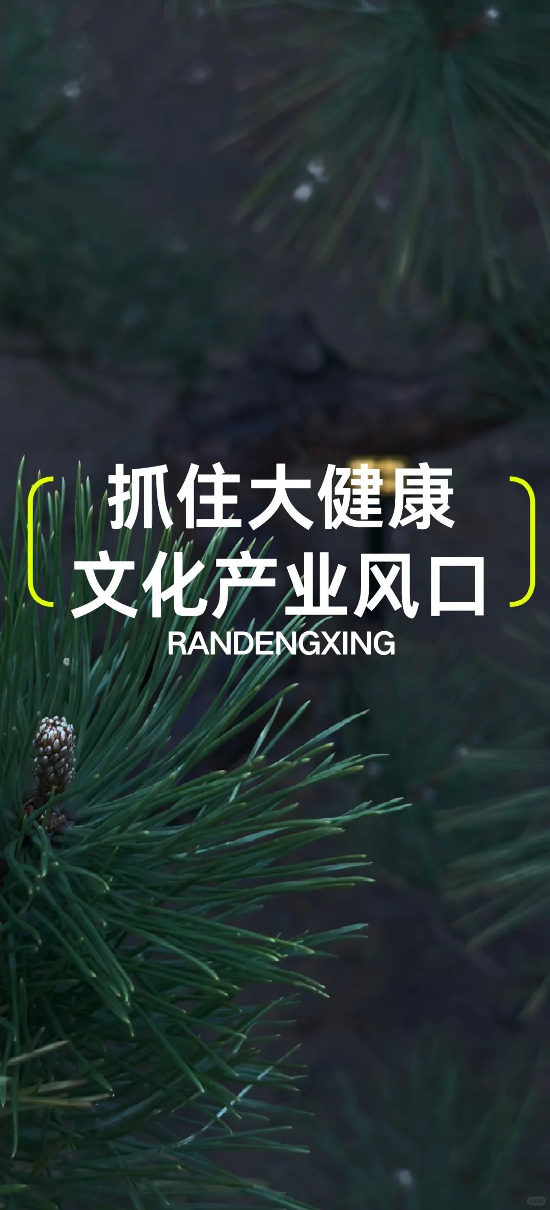 大健康+文化,欢迎共创