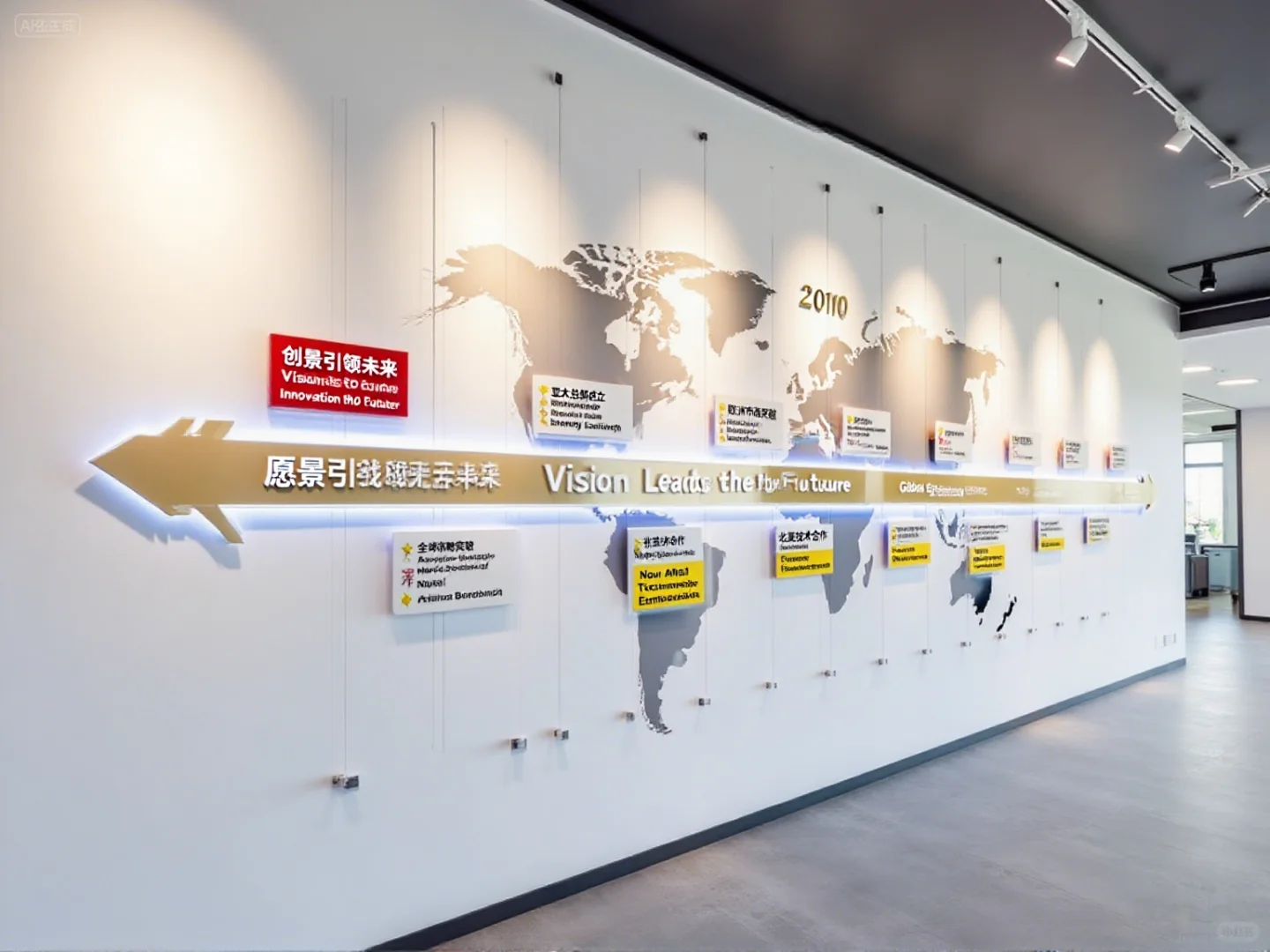 ✨企业历史长河，文化墙见证辉煌✨