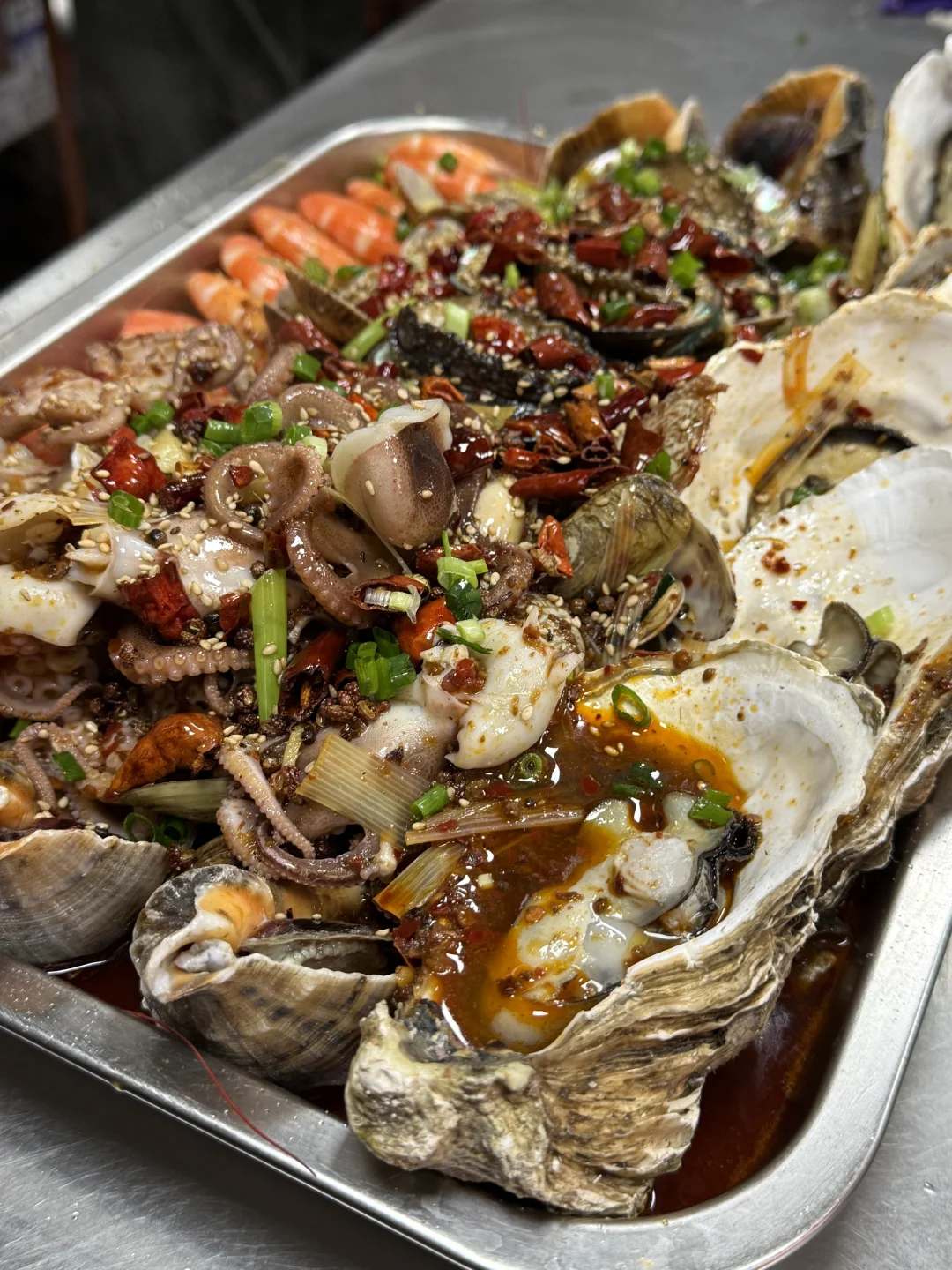 青岛最近尊嘟冷……但海鲜这肥度可蹭蹭涨！！