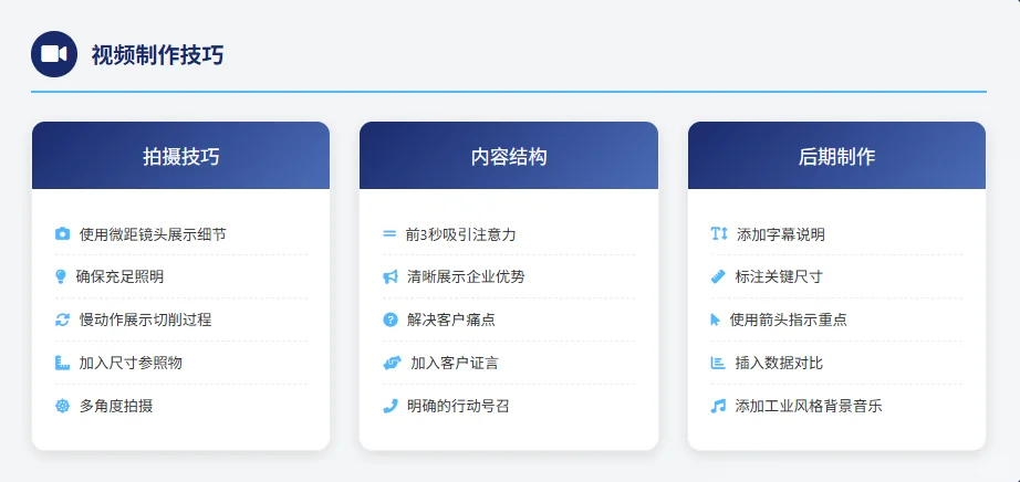 CNC加工行业短视频运营指南！