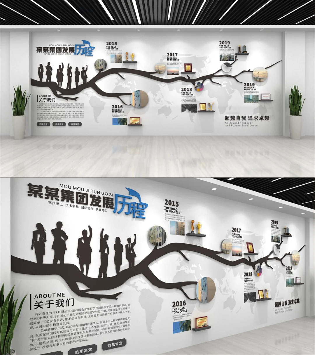 企业发展历程文化墙 | 发展历程大事件 分享