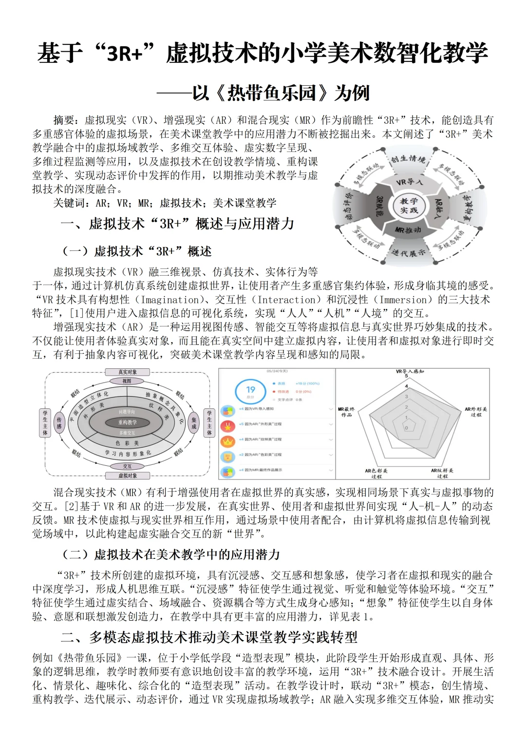 真的出彩！这篇“3R”赋能小学美术教学论文