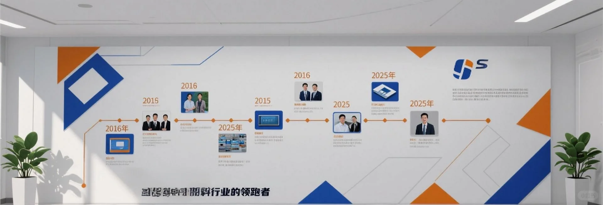 企业发展历程文化墙