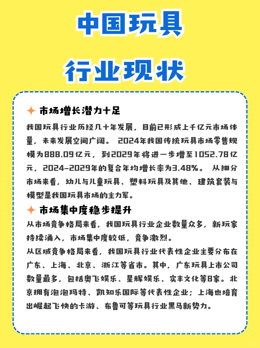 全球玩具市场大到离谱！