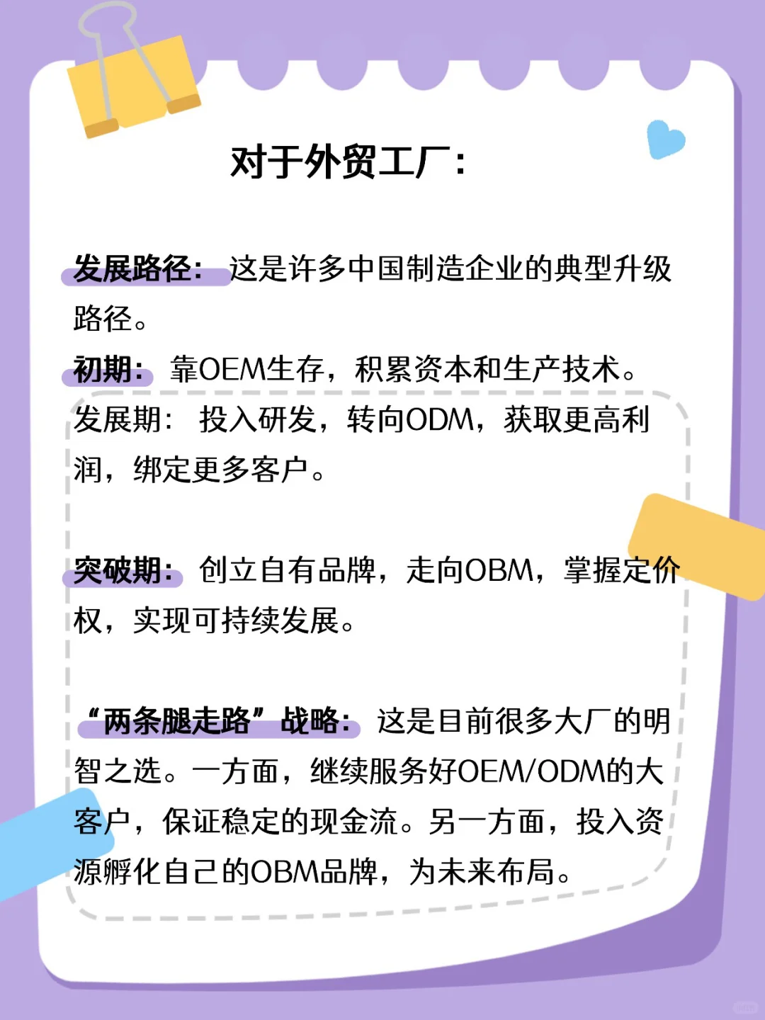 什么是OEM/ODM/OBM❓