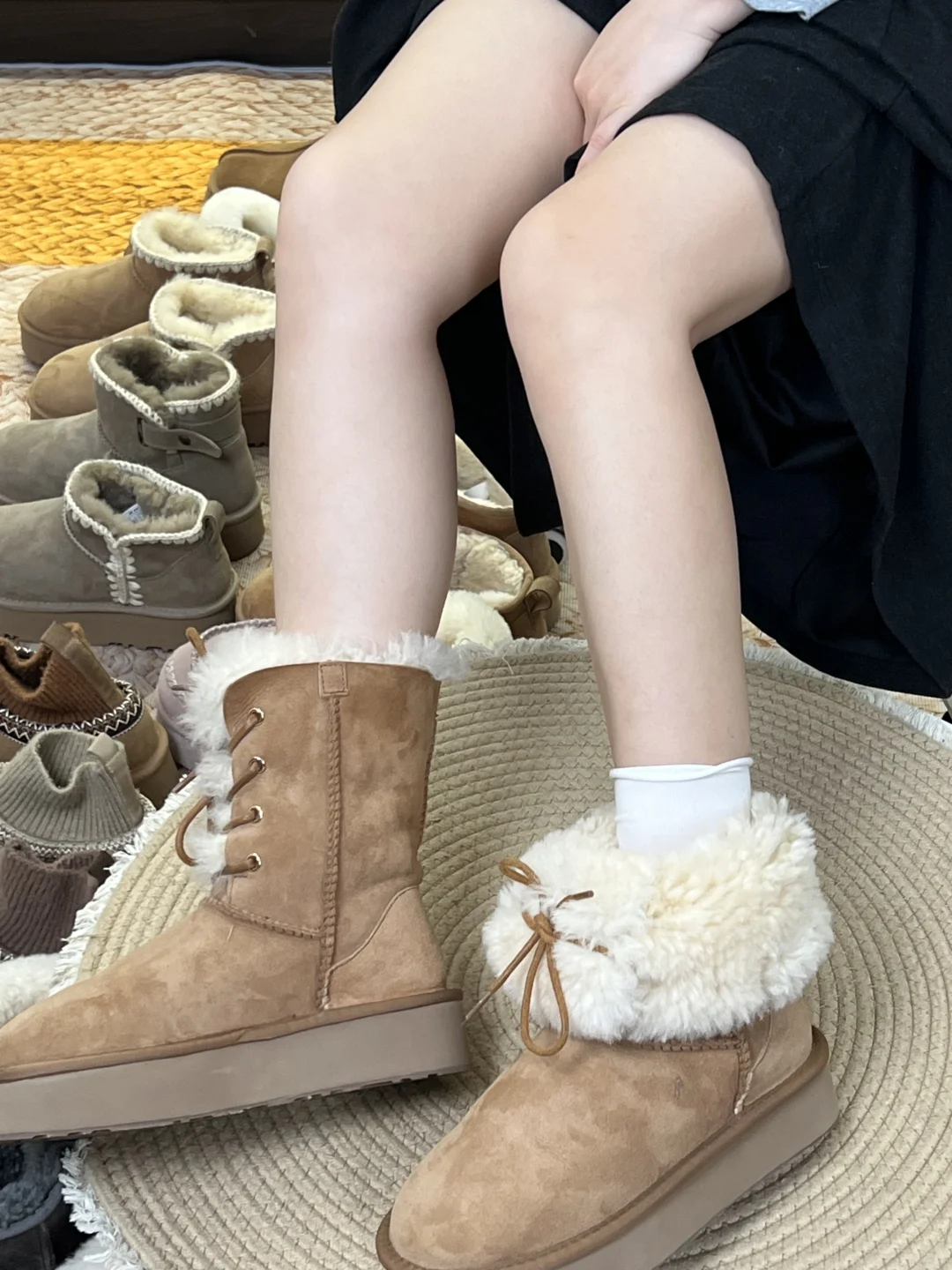 一鞋两穿雪地靴超厚实保暖??