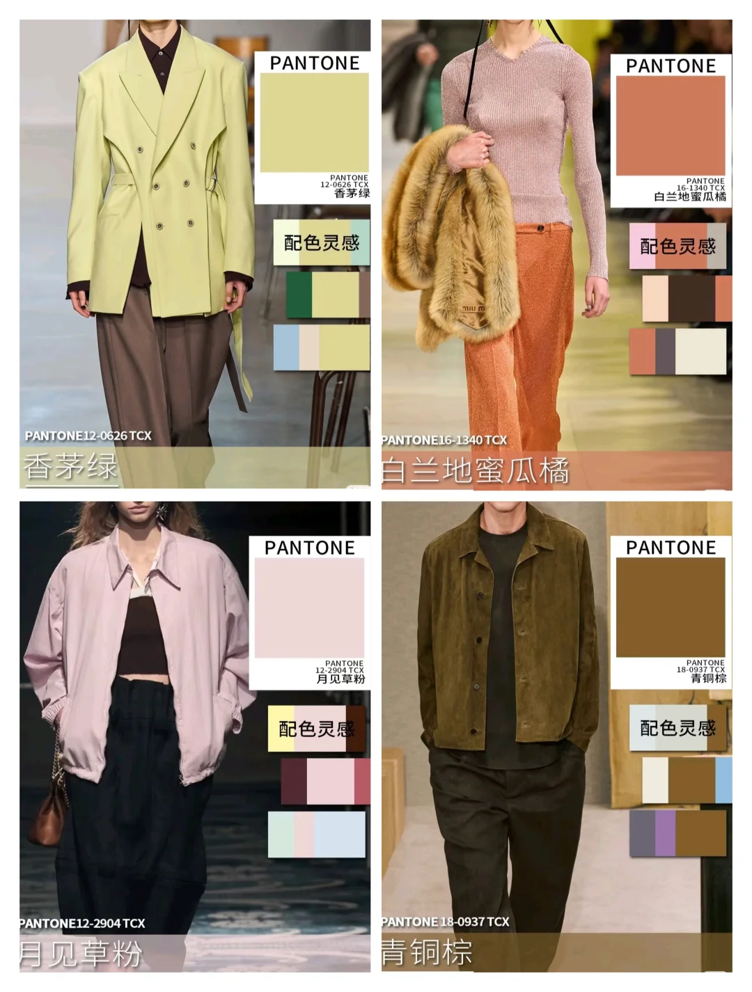 色彩趋势｜2025/2026 AW色彩流行趋势！