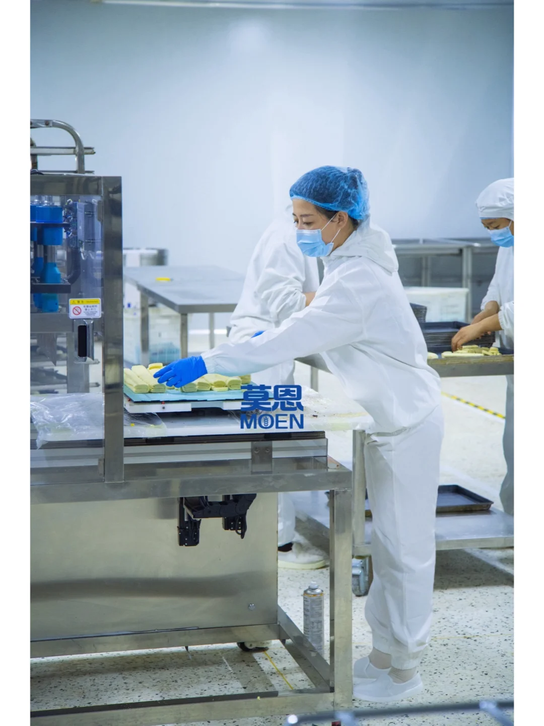 实拍面包工厂✅十万级净化车间