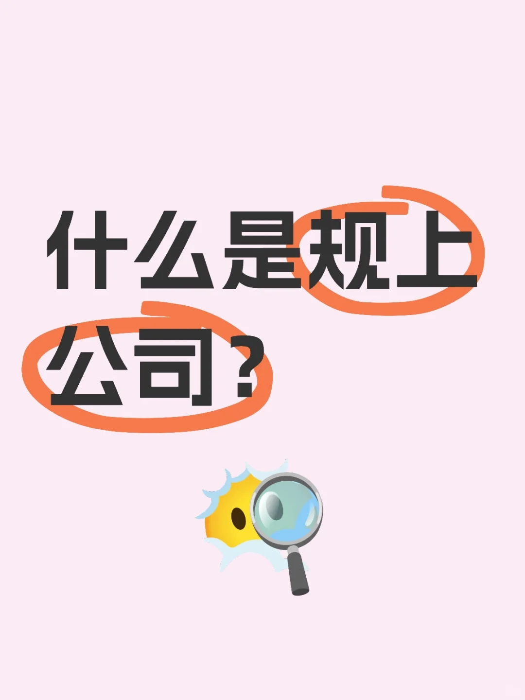 什么是规上公司?