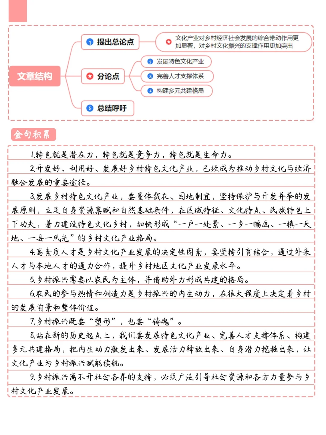申论联考范文：让文化产业为乡村振兴赋能