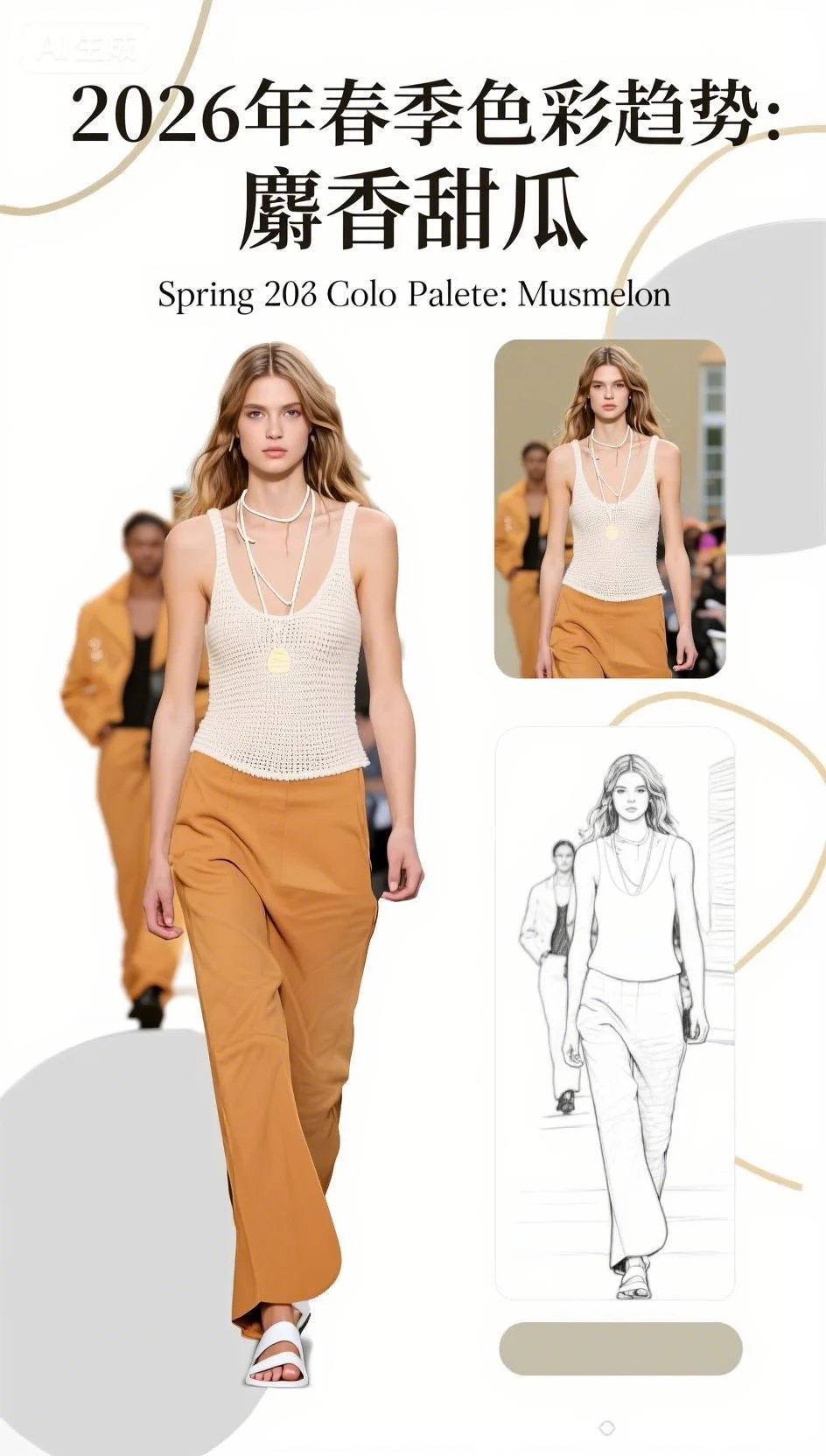 2026 年春季色彩趋势 麝香甜瓜