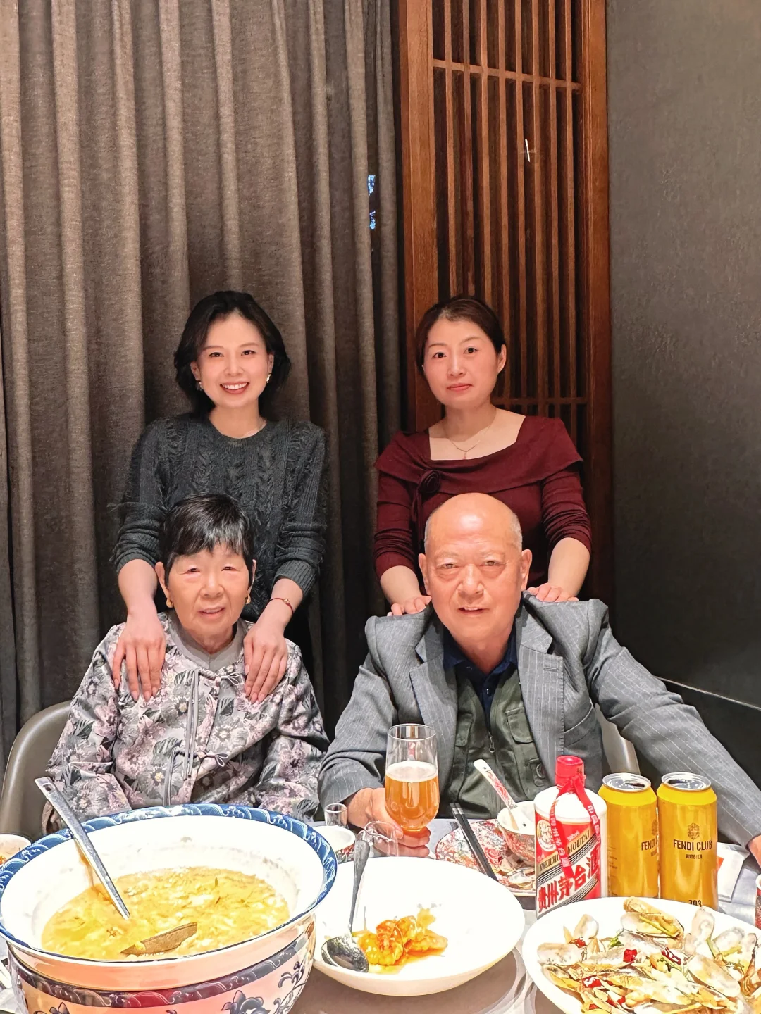 有酒有肉的中秋节～