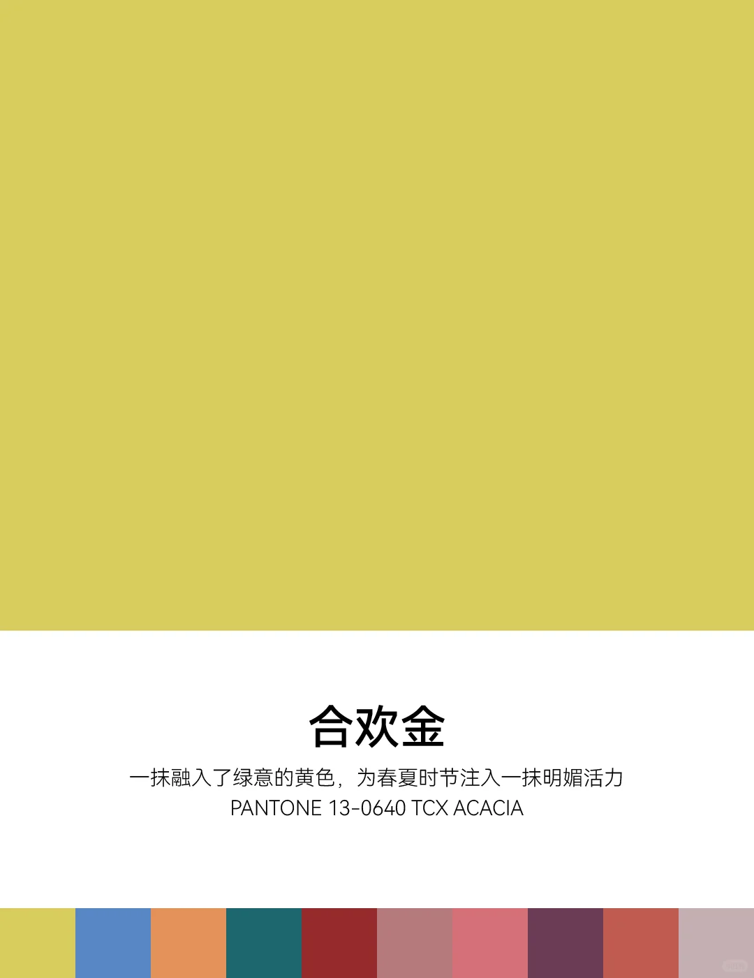 2026春夏纽约时装周PANTONE明装流行色