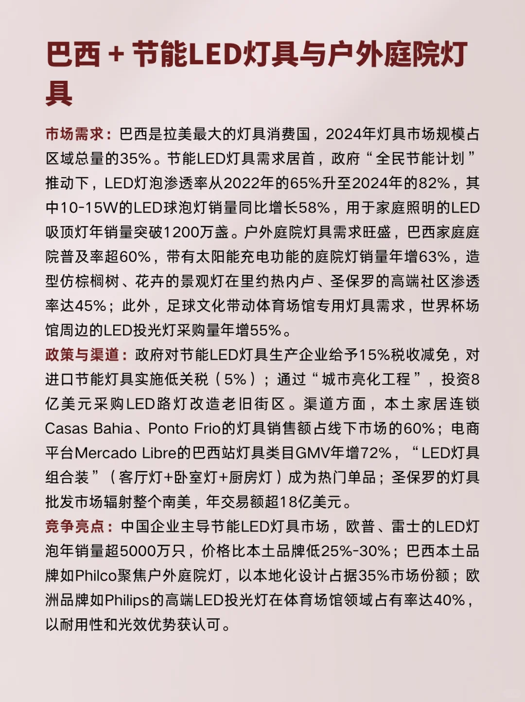 下个外贸风口就是做：拉美+灯具