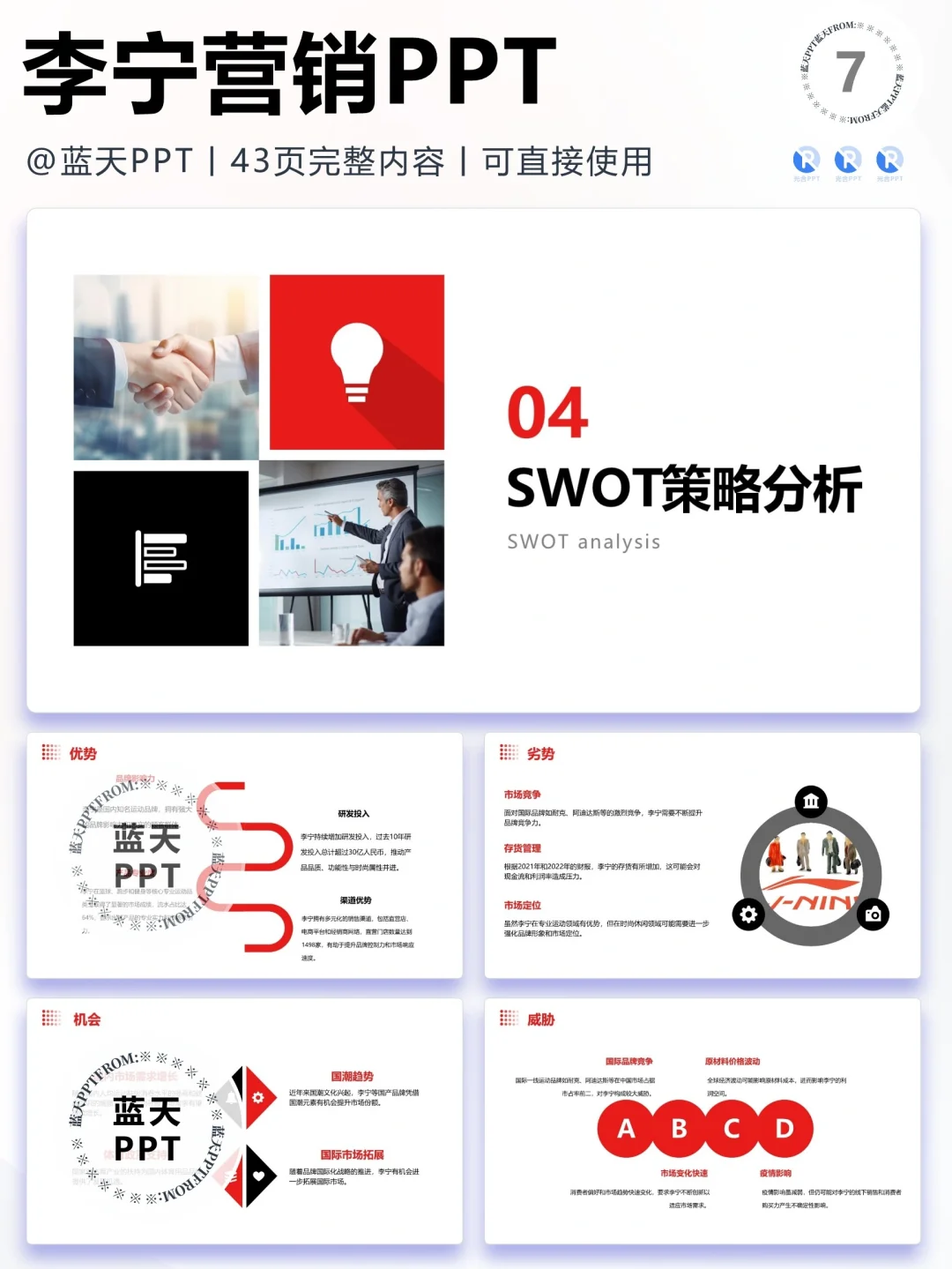 【203】李宁-品牌简介市场营销策略PPT