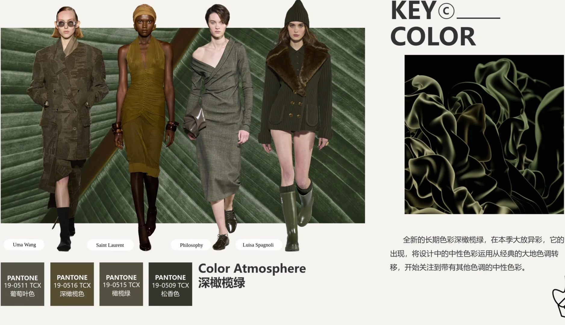 24/25秋冬时装周色彩趋势