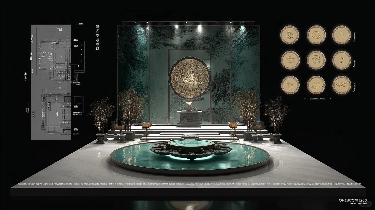 青铜数字展台-- 亮点展项的营造分析图