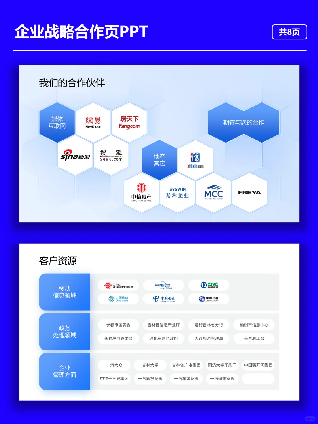 NO:294企业战略合作页PPT