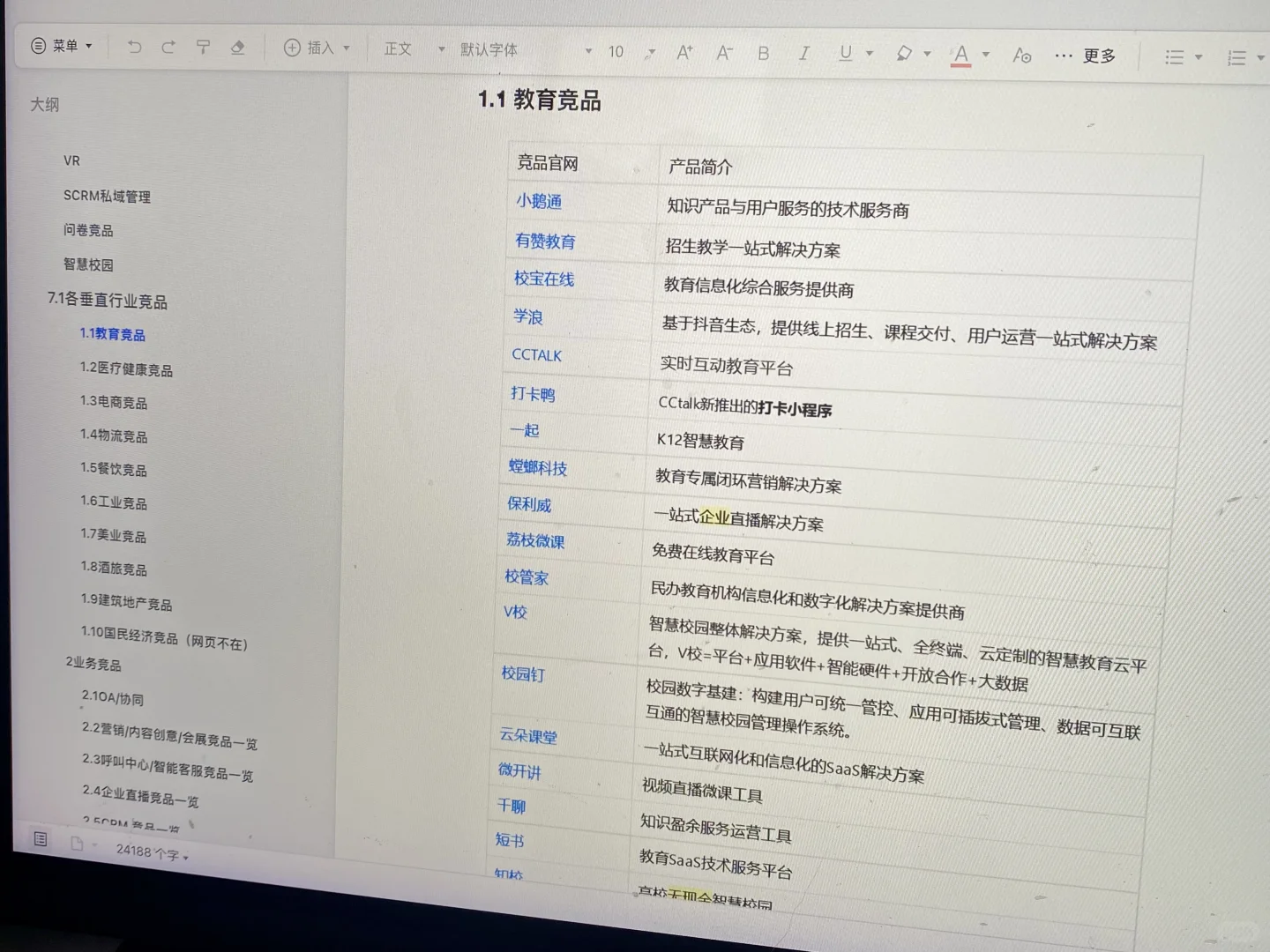 吐?整理！500+产品竞品公司一览表来了！