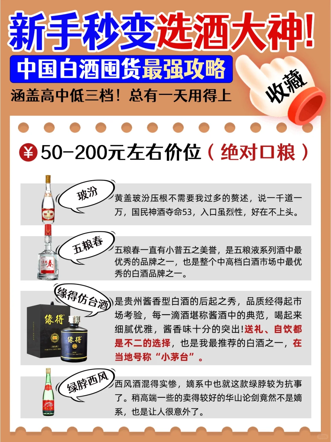 ?一鸣惊人的白酒清单:新手秒变白酒大神!