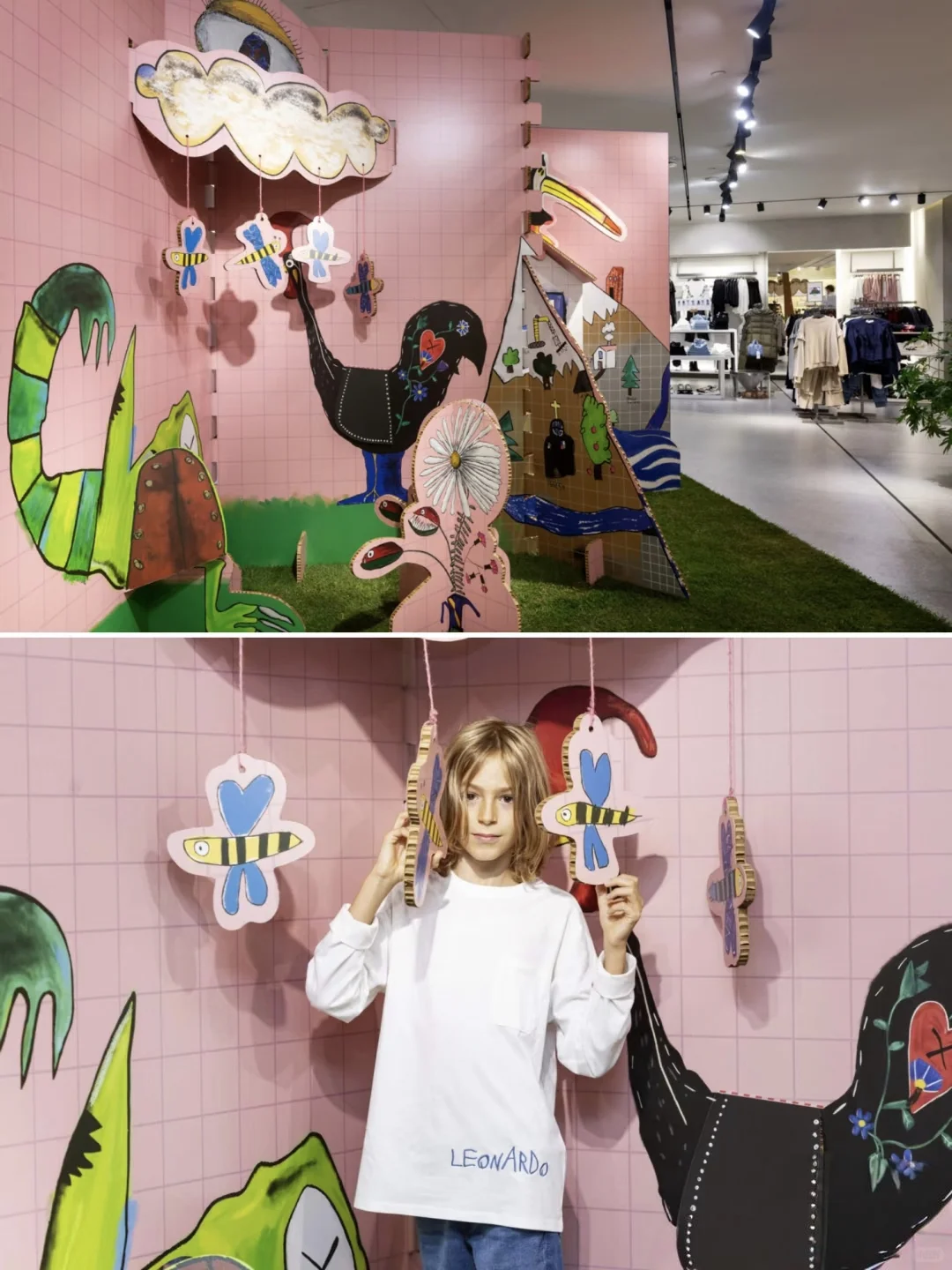 纸艺环保♻创意环保材质卡通商场商业美陈