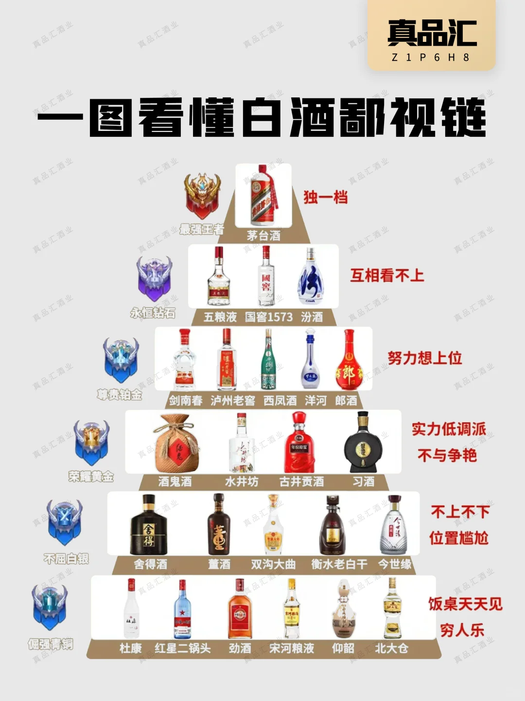 白酒鄙视链,快来看你爱喝的在哪个段位