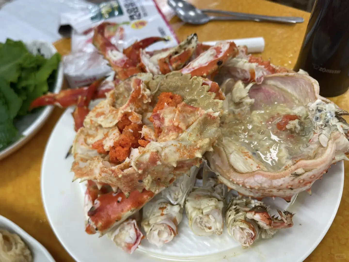 釜山扎嘎其海鮮市場吃螃蟹