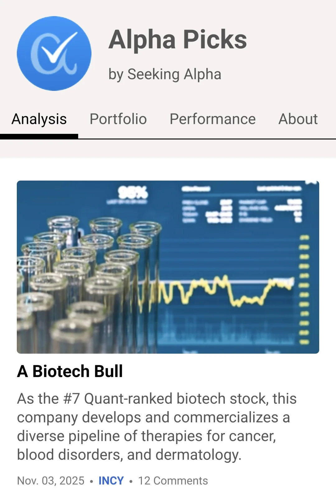 Seeking Alpha Picks2025.11.03新增企业