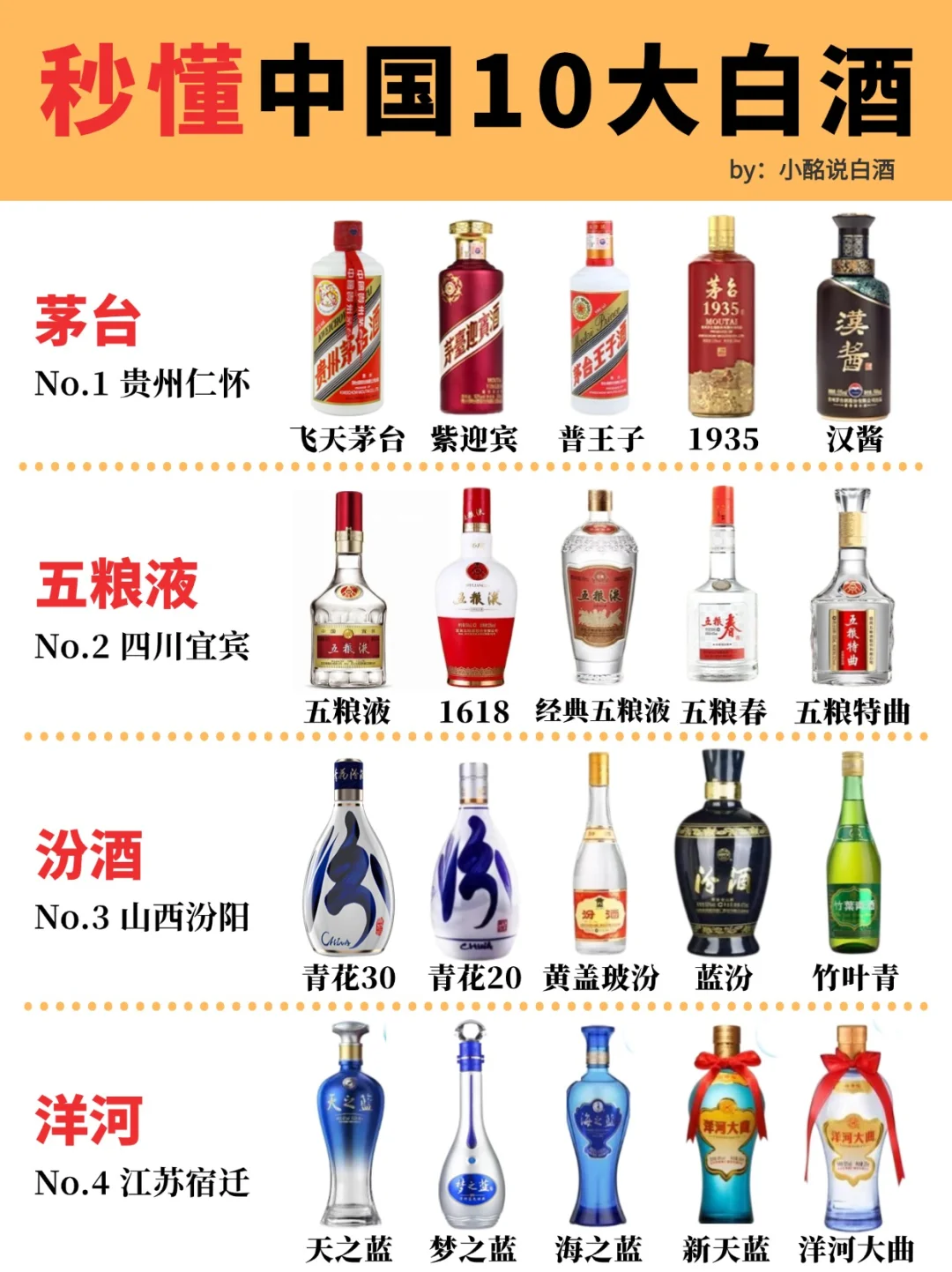 中国十大白酒都有哪些❓酒鬼必收藏