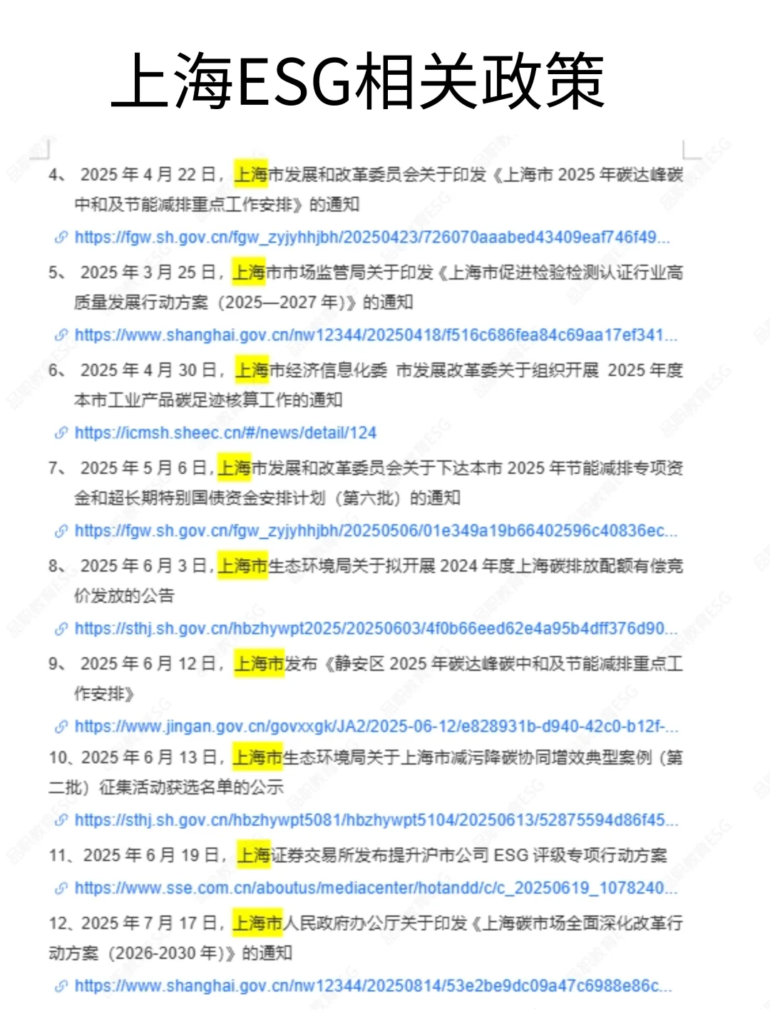 一定要去的上海头部企业-ESG类