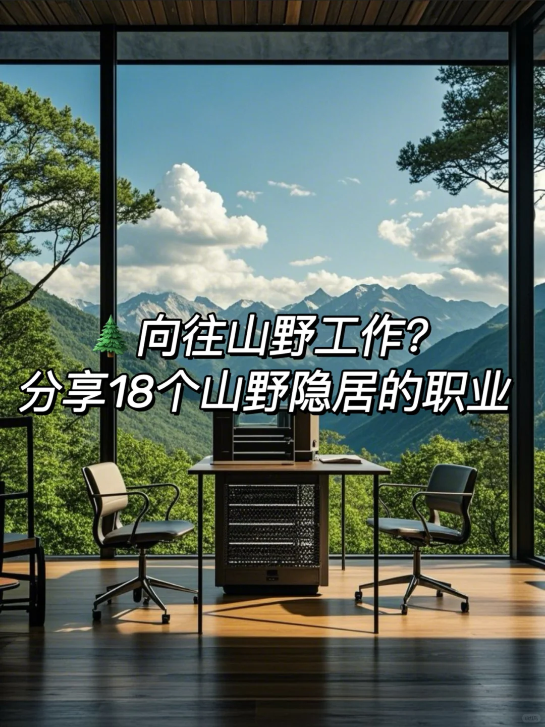 向往山野工作？分享18个山野隐居的职业