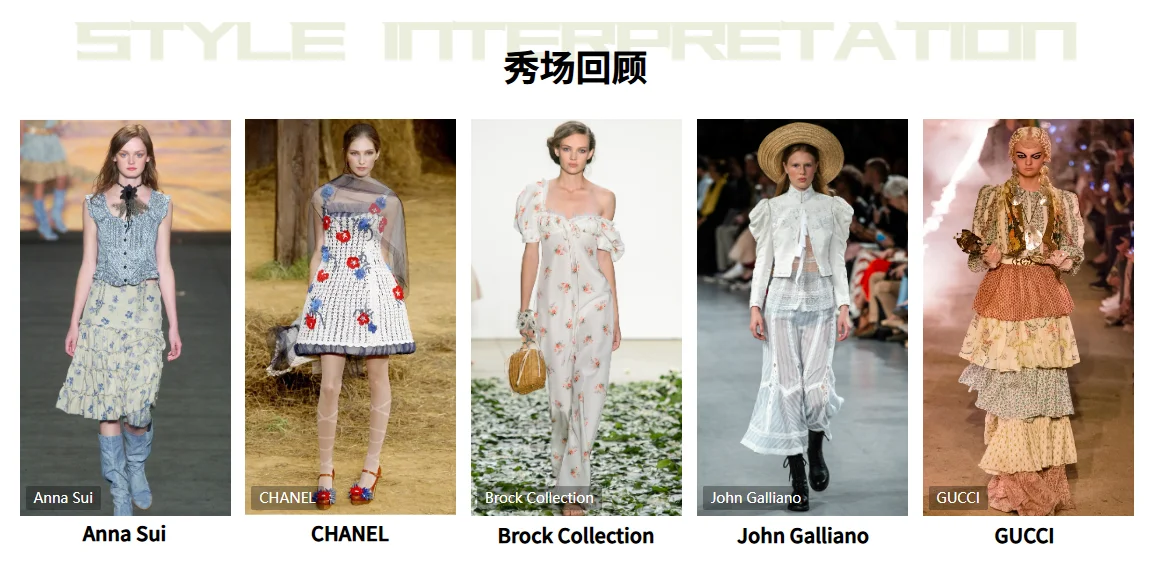 2027SS女装风格——《田园美学》秀场分析