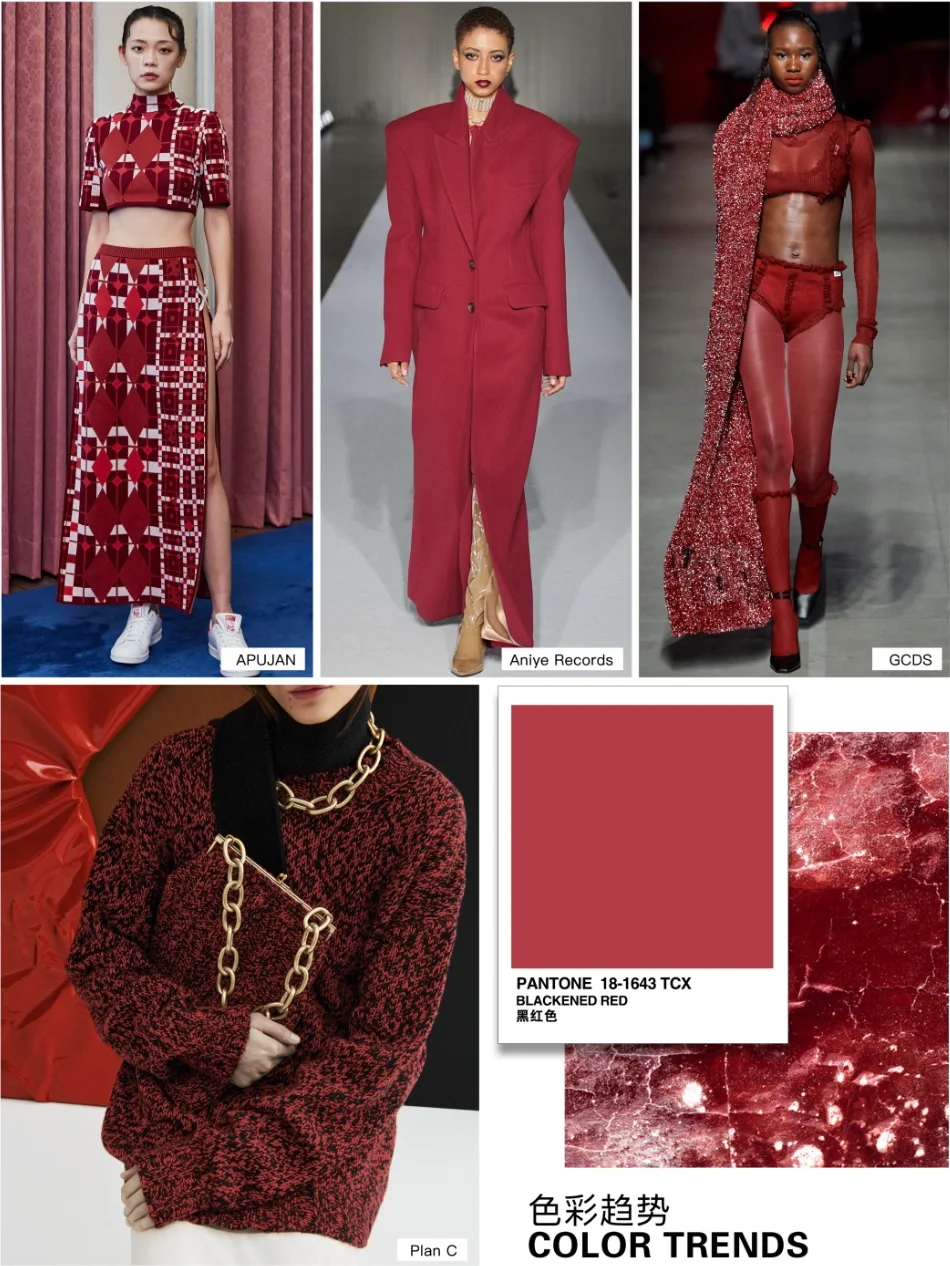 色彩趋势|女装2025/26潮流关键色彩趋势
