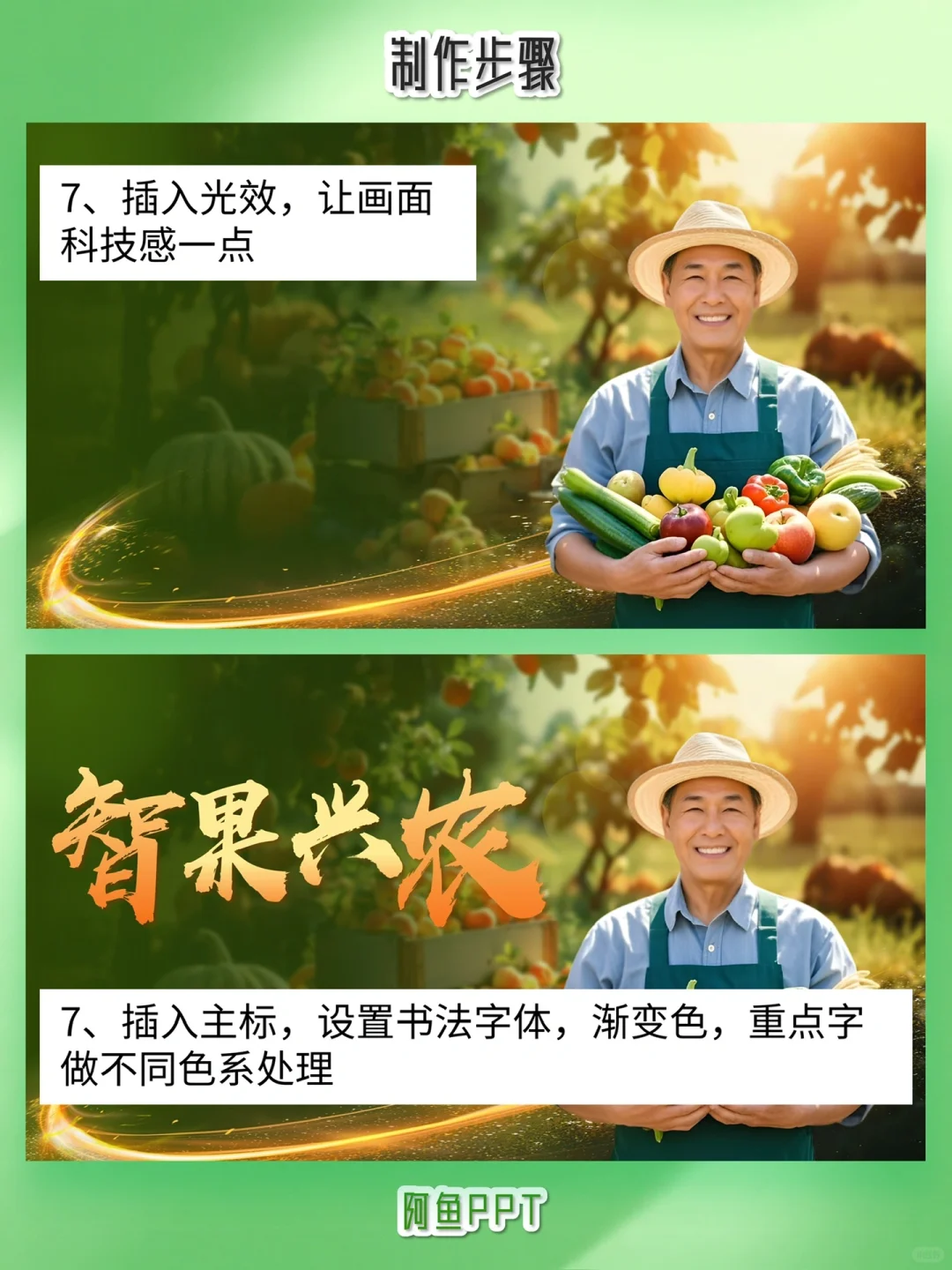 挑战杯科技助农乡村振兴PPT，手把手教会你