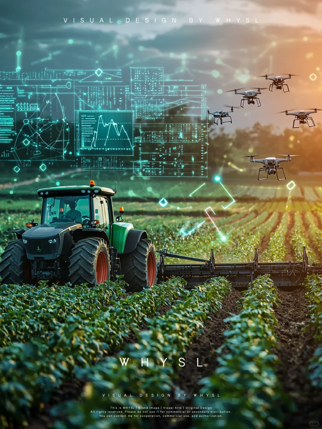 智慧农业|海报设计|视觉设计|素材分享