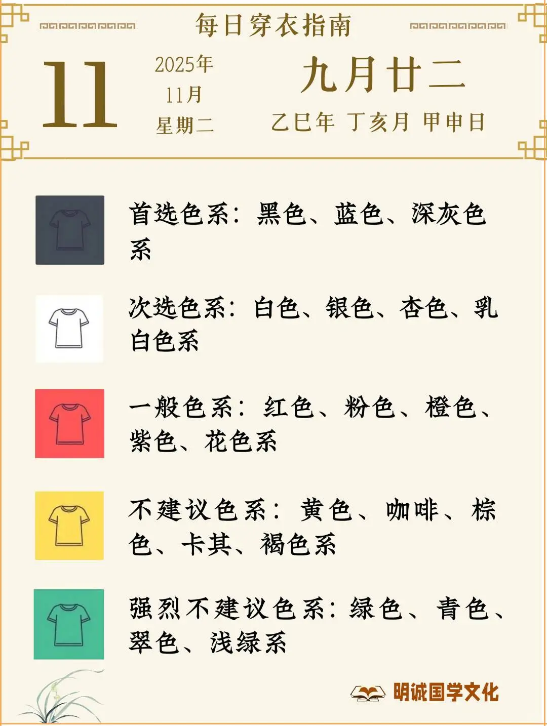 11月上旬 11月1日-11月15日穿衣指南