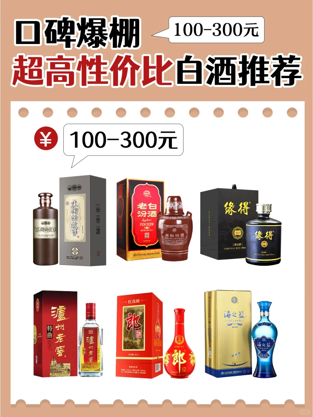 不会吧?还不知道性价比超高白酒推荐?