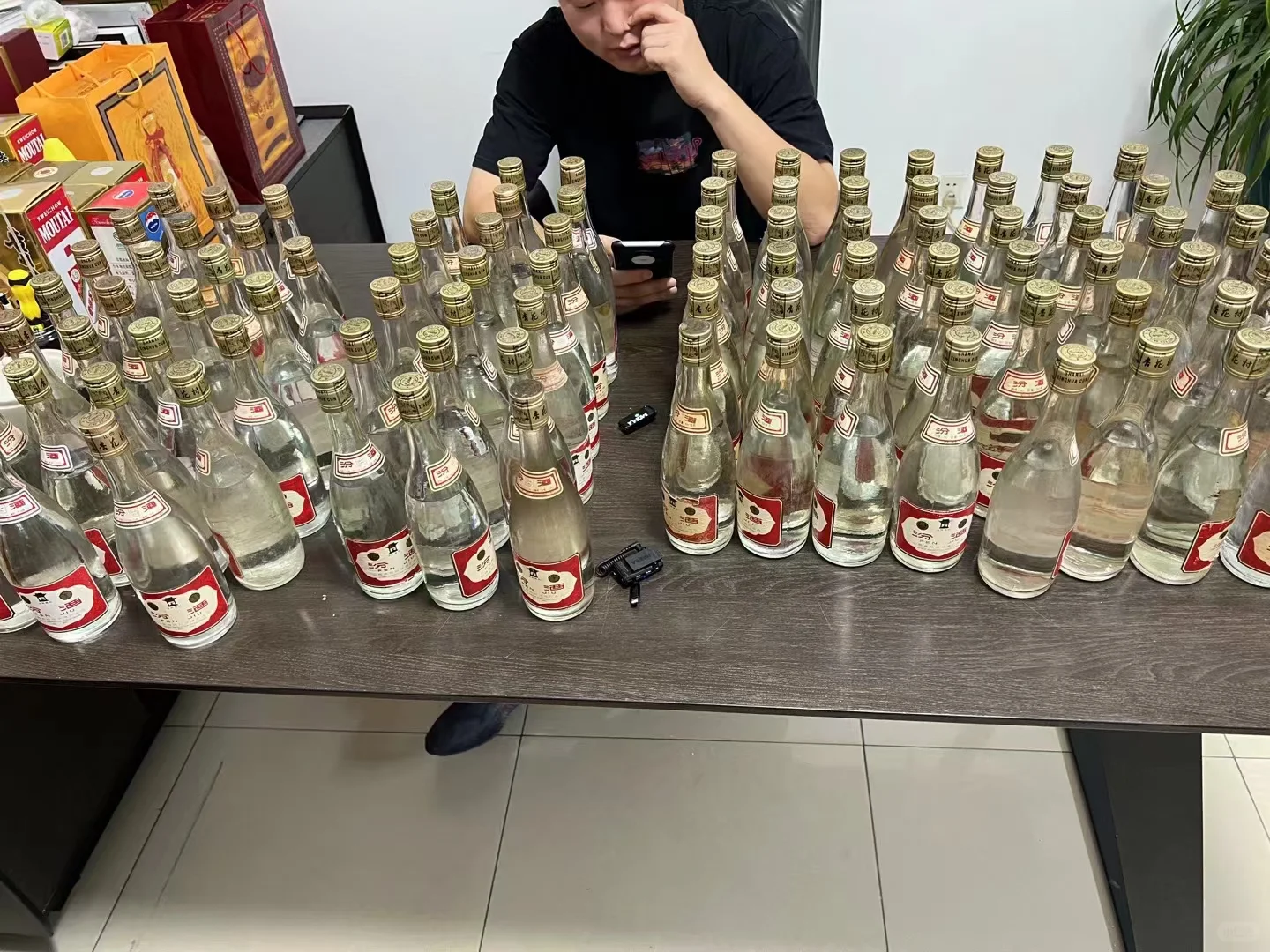 80年代末期，90年代初期汾酒