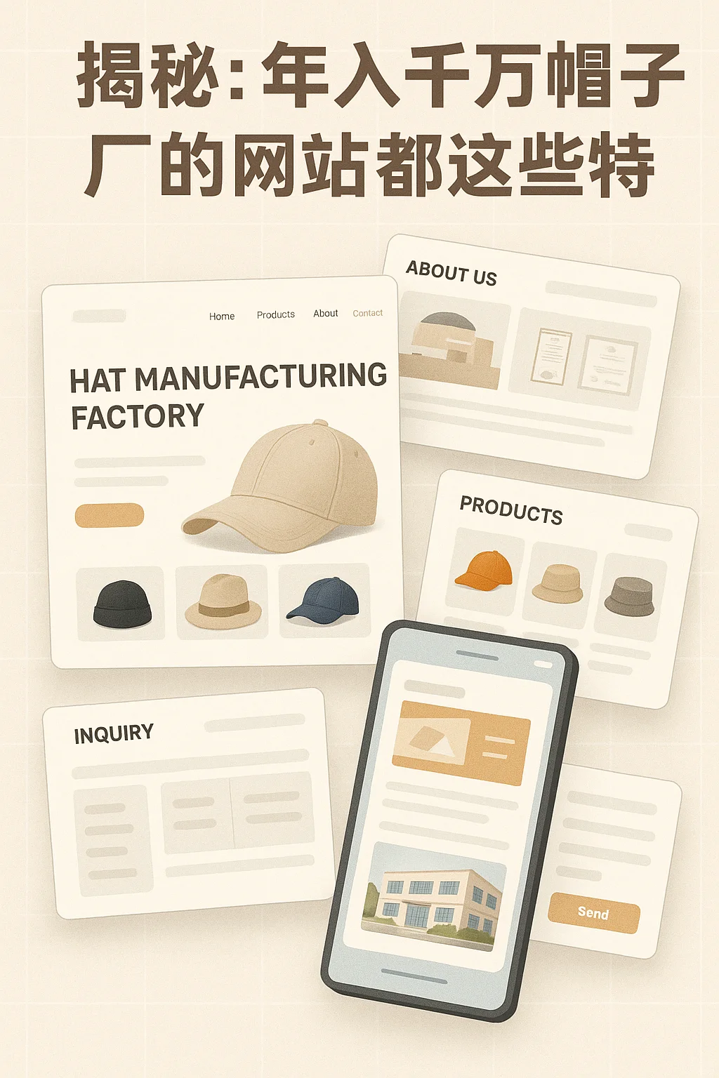 揭秘:年入千万帽子厂的网站都有这些特点