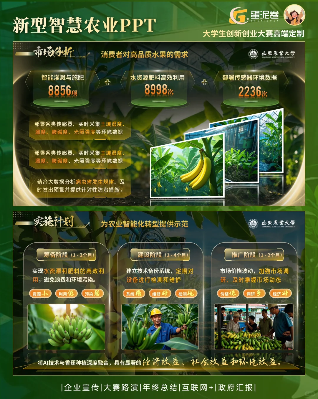 ?香蕉AI助丰收！这份PPT让人眼前一亮?