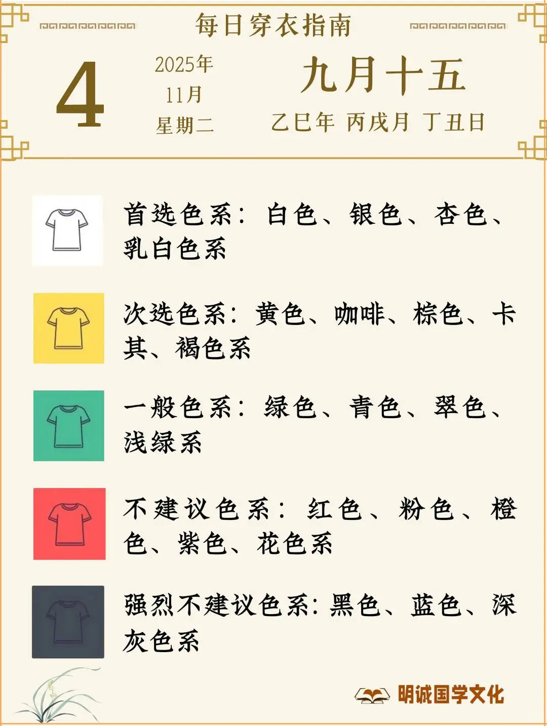 11月上旬 11月1日-11月15日穿衣指南