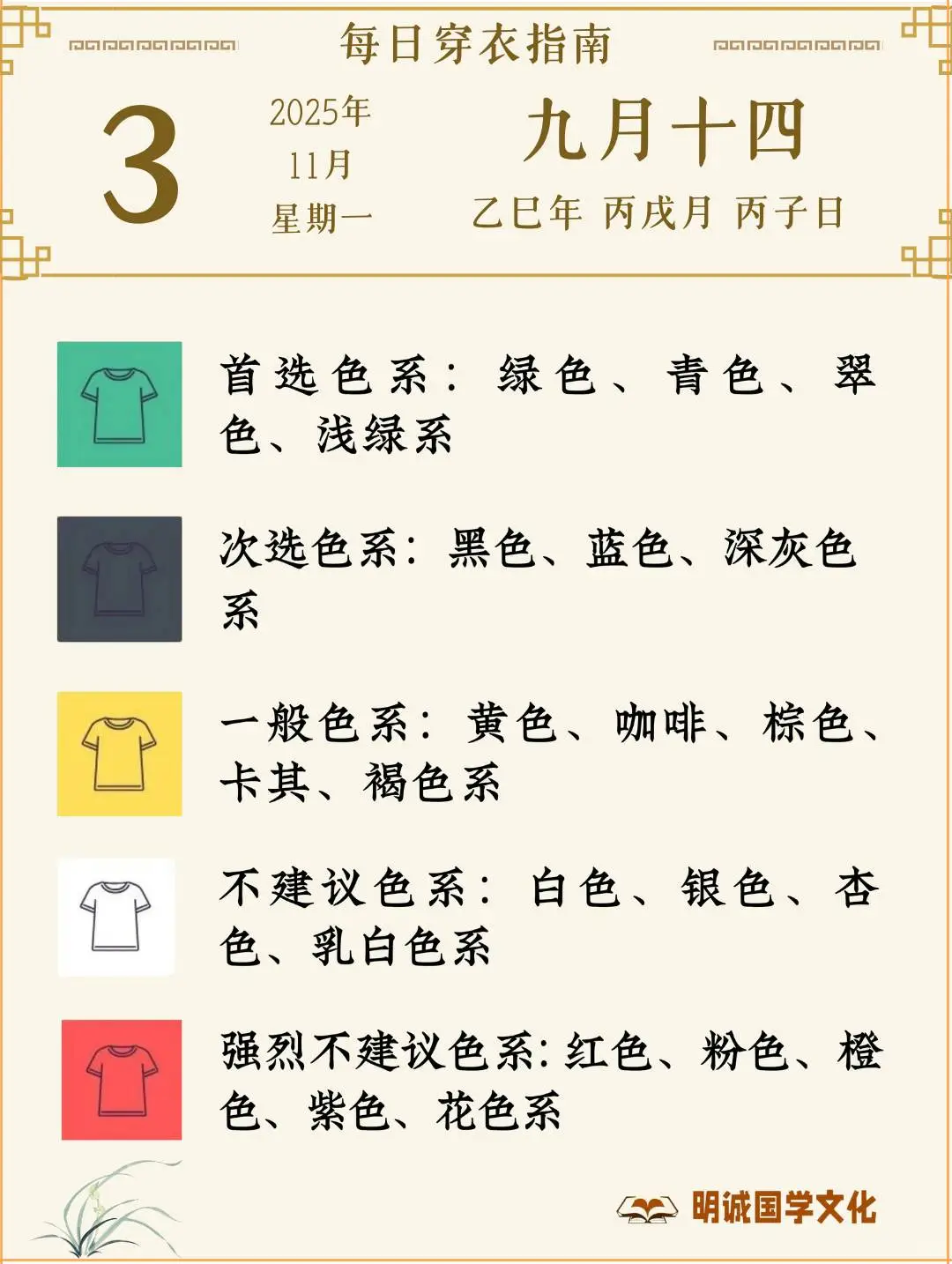 11月上旬 11月1日-11月15日穿衣指南