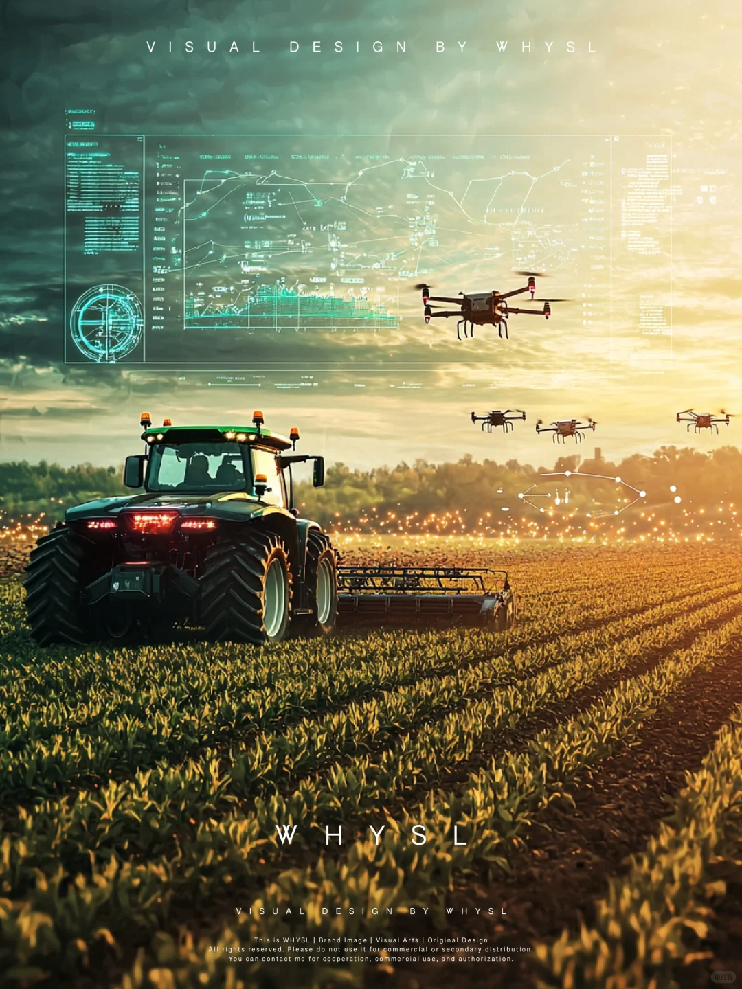 智慧农业|海报设计|视觉设计|素材分享