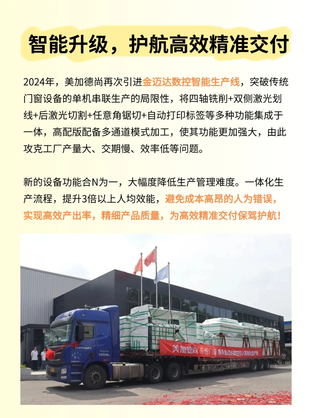 生产硬实力|美加德尚门窗4.0智能生产线