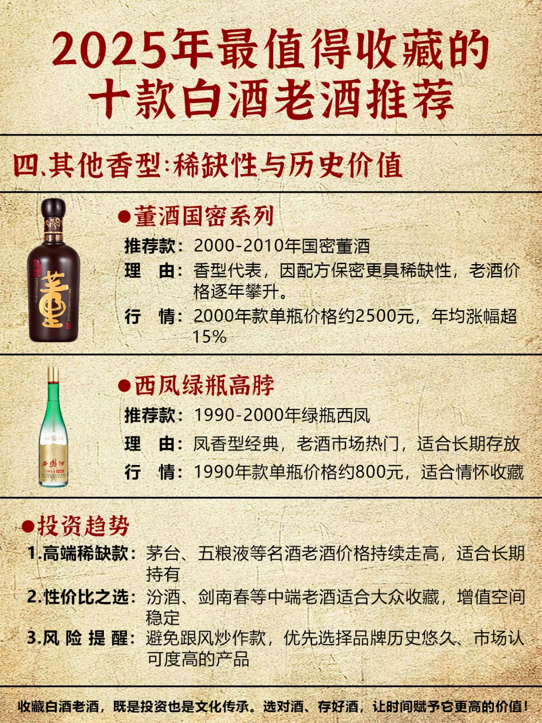 2025 白酒收藏指南 | 这十款老酒值得入手