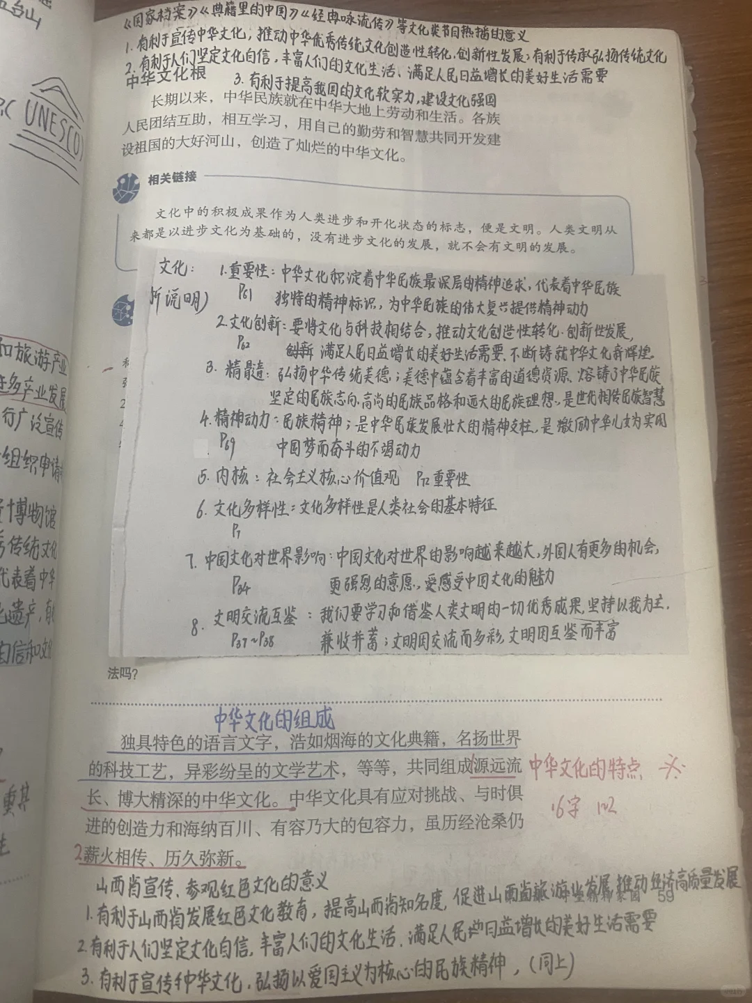 九年级道德与法治 《延续文化血脉》