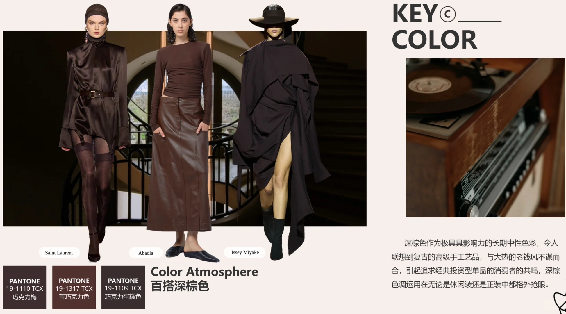 24/25秋冬时装周色彩趋势