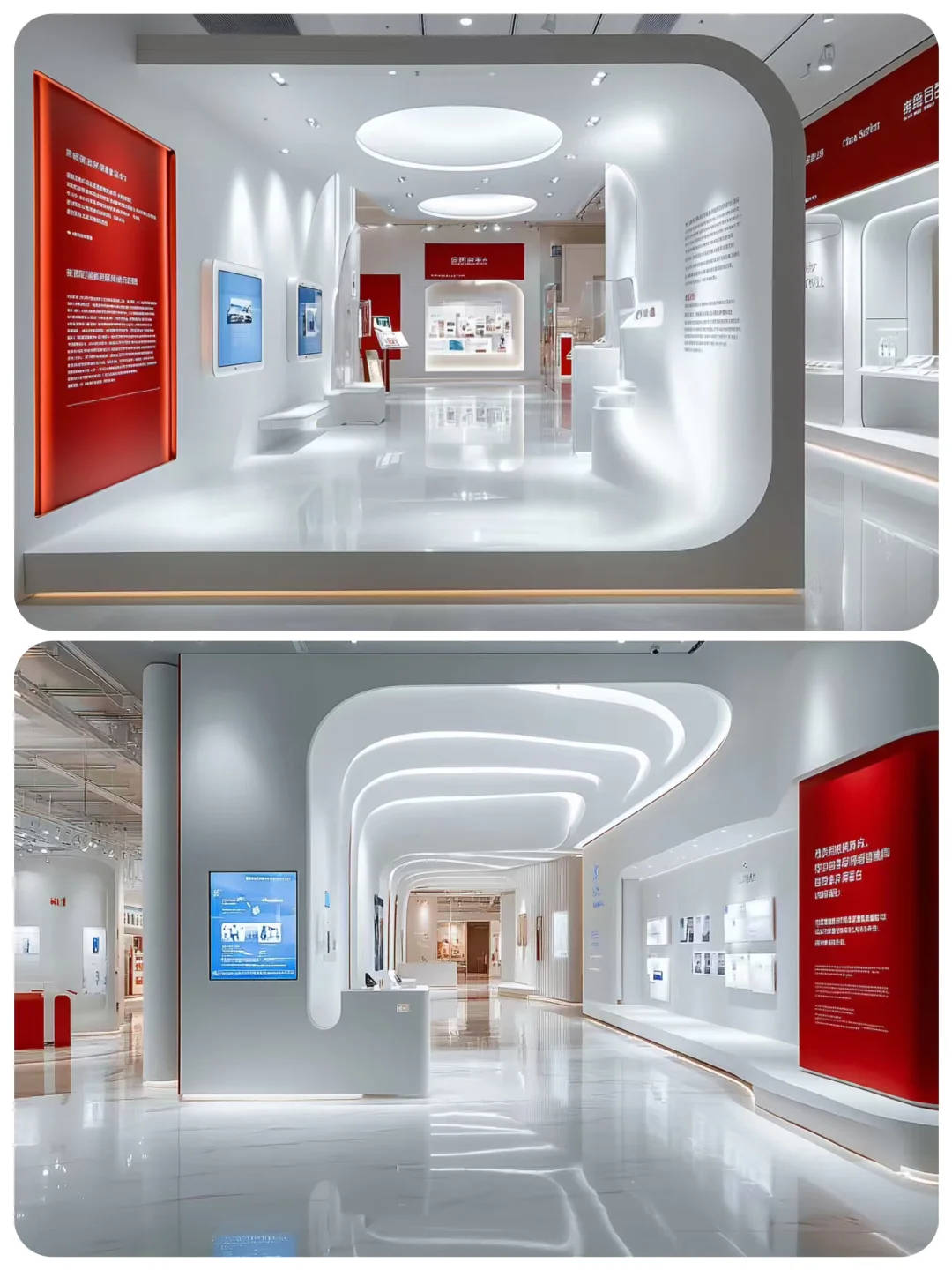 未来感与科技感拉满的企业展厅