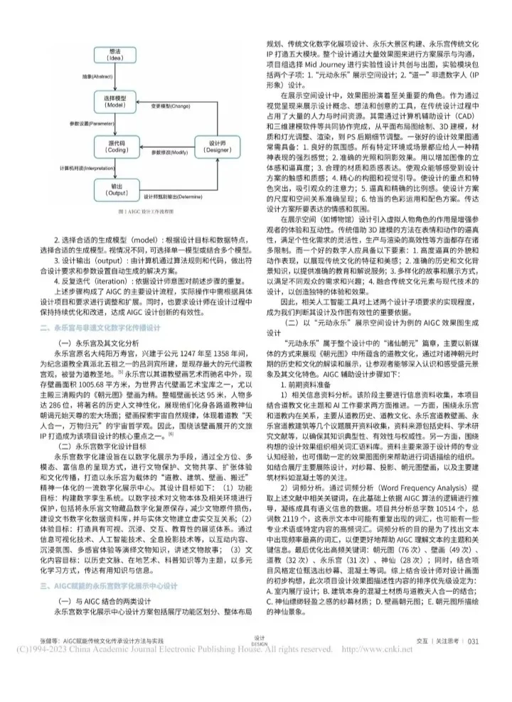 AIGC 赋能传统文化传承设计方法与实践AIGC
